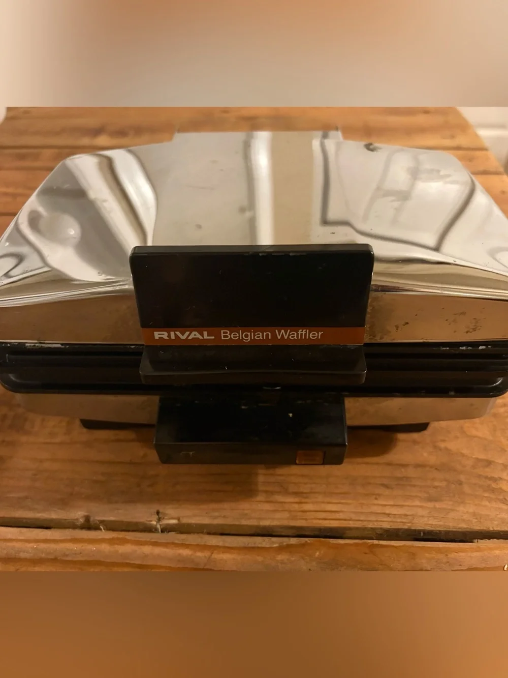 Vintage Rival 3-in-1 Black Waffle Maker - Around-the-Clock Baker